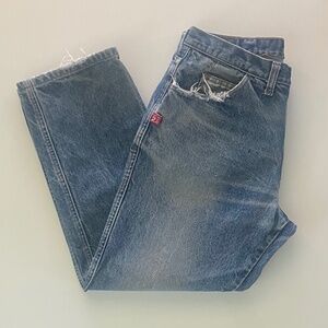 Vintage Reef FR Relaxed Fit Distressed Jeans